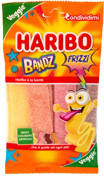 CARAMELLE HARIBO BANDZ FRIZZI GR.160              