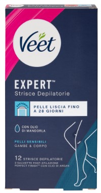 DEPILAT.VEET STRISCE CORPO PELLI SENSIBILI PZ.12  