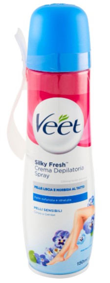 DEPILAT.VEET CREMA SPRAY CORPO P.SENSIBILI ML.150 