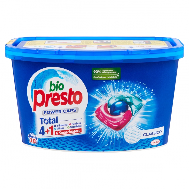 BIO PRESTO 4+1 POWER CAPS CLASSICO PZ.18          