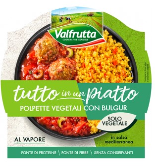 VALFRUTTA POLPETTE VEG.C/BULGUR GR.280            