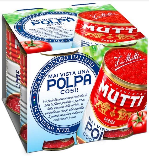 POLPA DI POM. MUTTI LATT. GR.400X4 NOVITA'        