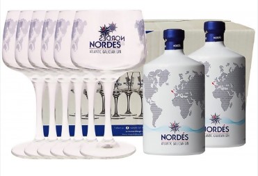 GIN NORDES CL.70 CONF.2BTG+6BICCHIERI             