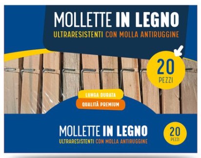 MOLLETTE LEGNO PZ.20 JTM                          