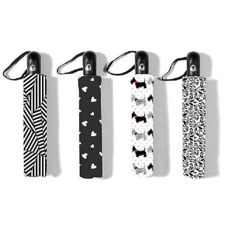 OMBRELLO AUTOMATICO BLACK&WHITE                   