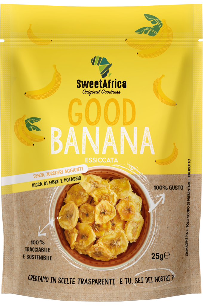 SWEET AFRICA BANANA ESSICCATA GR.25               