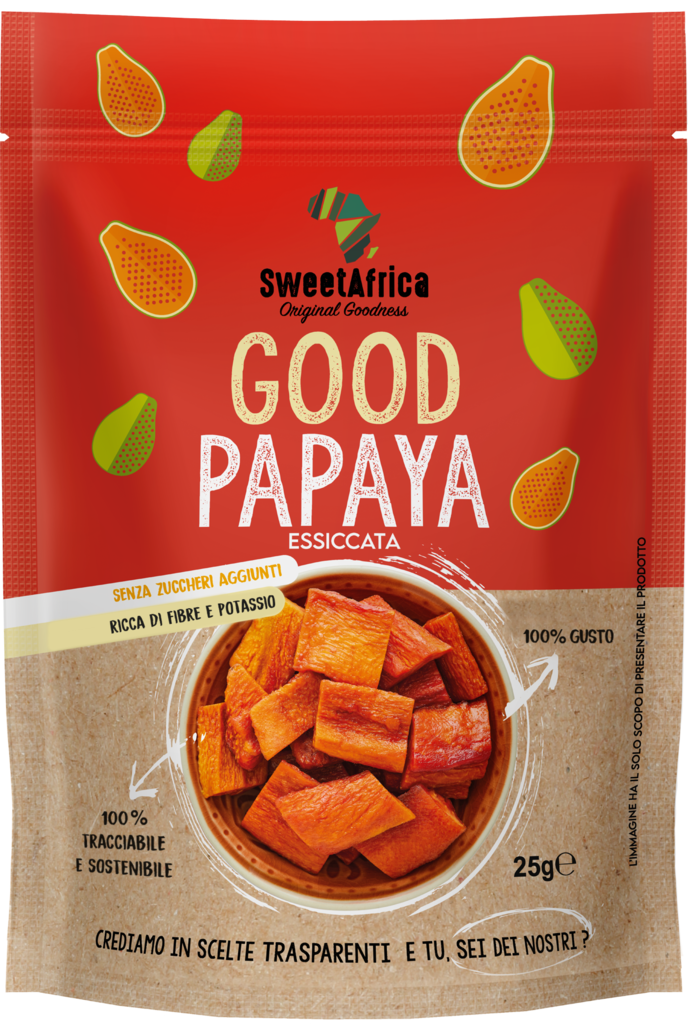 SWEET AFRICA PAPAYA ESSICCATA GR.25               