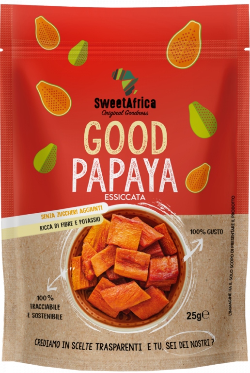 SWEET AFRICA PAPAYA ESSICCATA GR.25               