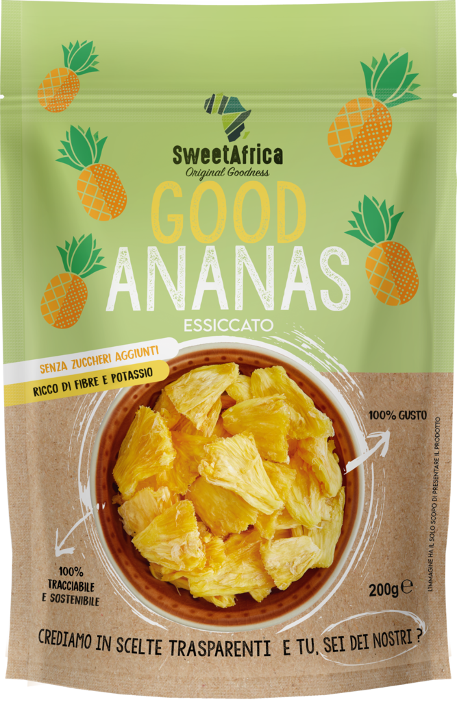 SWEET AFRICA ANANAS ESSICCATO GR.200              