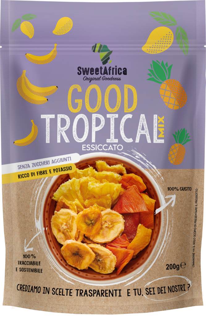 SWEET AFRICA TROPICAL MIX ESSICCATO GR.200        