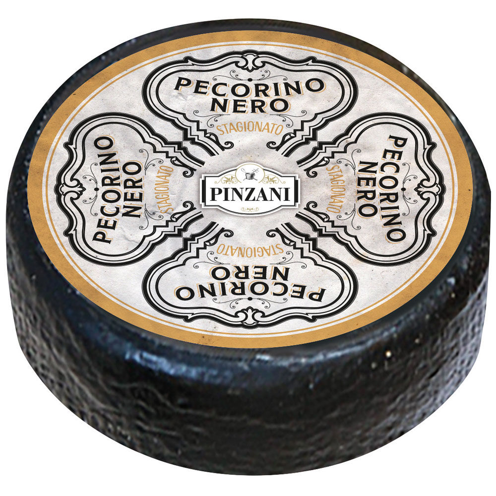FORM.PECORINO NERO STAGIONATO PINZANI AL KG.      