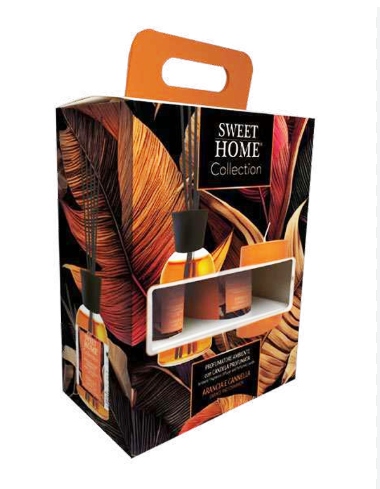 CONF.REG.SWEETHOME PROFUMATORE+CANDELA ARANCIA CAN