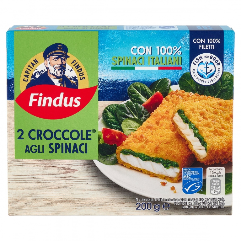 2 CROCCOLE SPINACI FINDUS G200                    