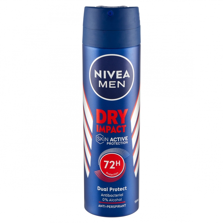DEO NIVEA FOR MEN SPRAY DRY IMPACT ML.150         