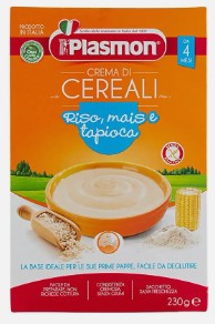 CREMA CEREALI RISO MAIS TAPIOCA PLASMON GR.200    