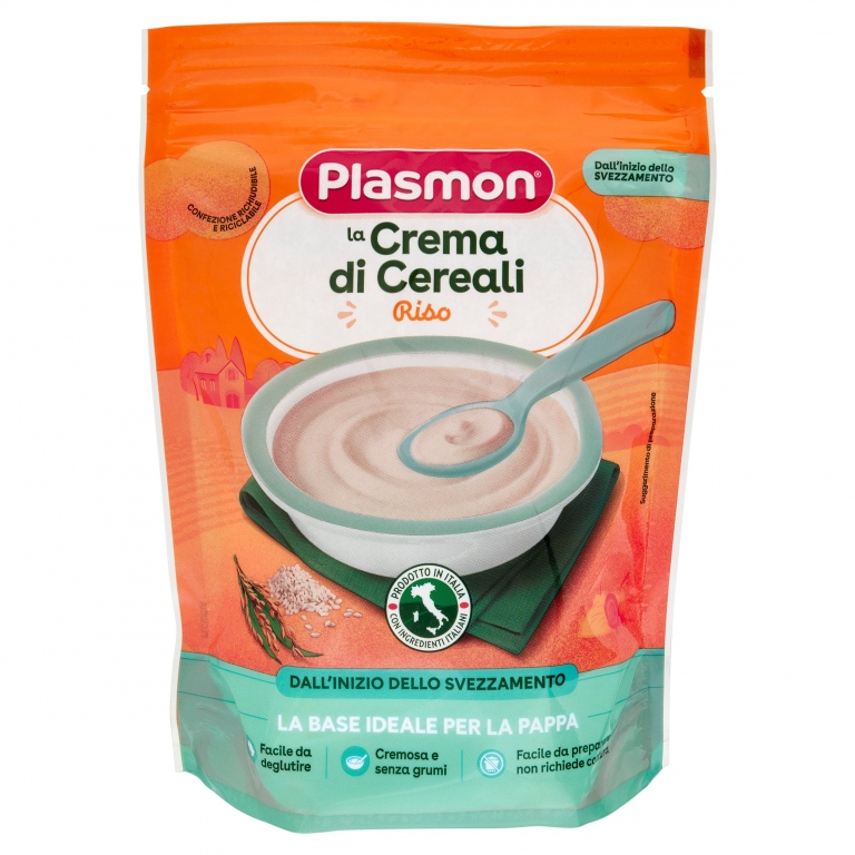 CREMA CEREALI RISO PLASMON GR.200                 