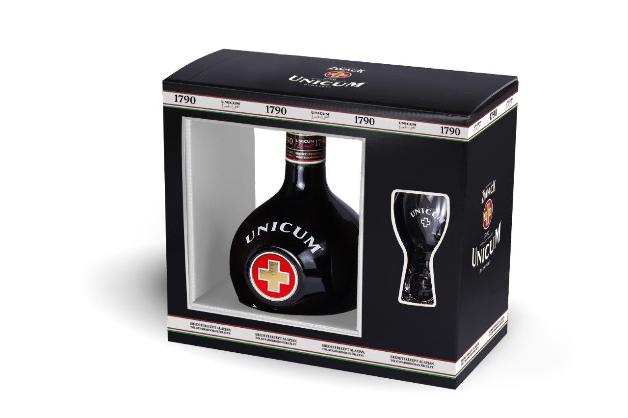 AMARO UNICUM CL.70 CONF.+BICCHIERE                