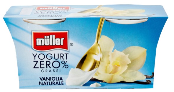 YOGURT MULLER 0% VANIGLIA GR.125X2                