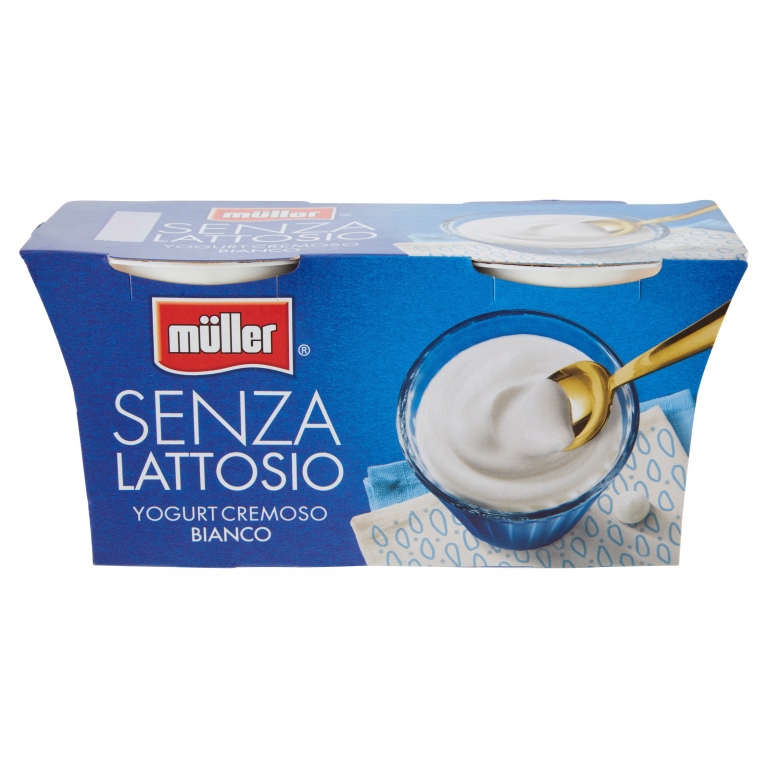 YOGURT MULLER SENZA LATTOSIO BIANCO GR.125X2      