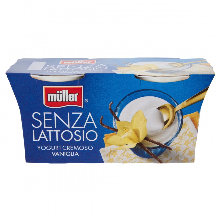 YOGURT MULLER SENZA LATTOSIO VANIGLIA GR.125X2    