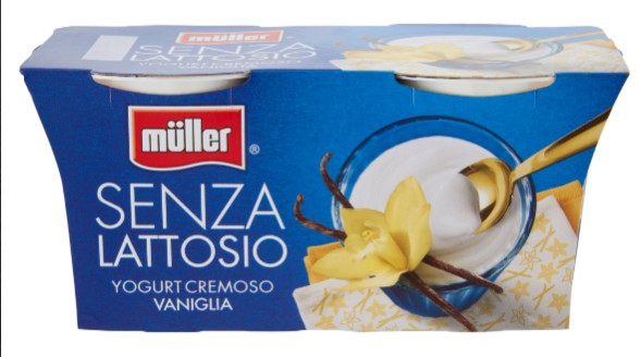 YOGURT MULLER SENZA LATTOSIO VANIGLIA GR.125X2    