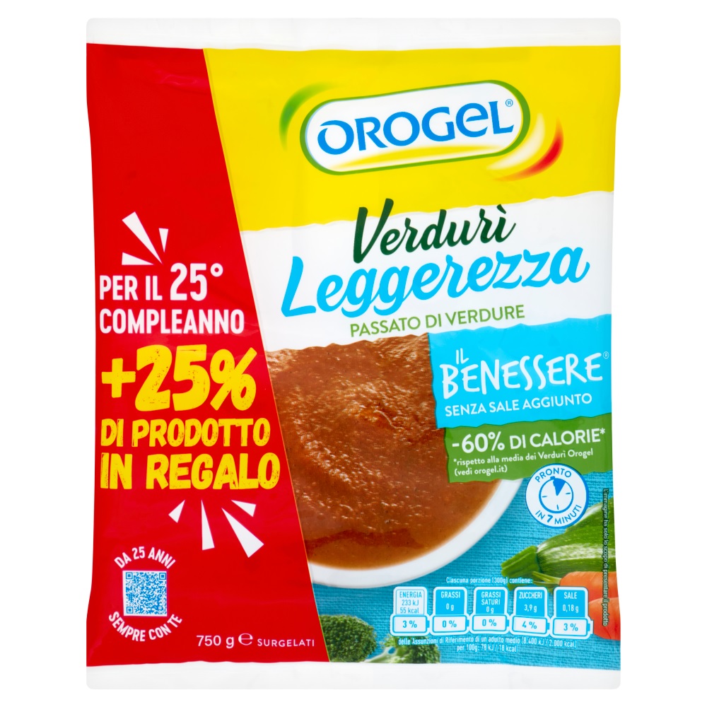 OROGEL VERDURI'LEGGEREZZA G750                    
