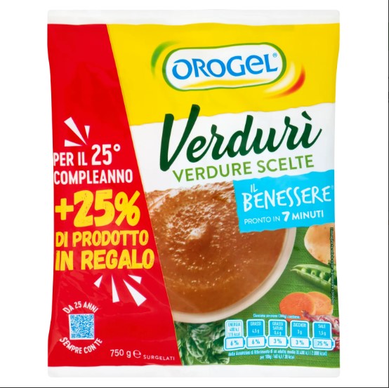 OROGEL VERDURI'VERDURE SCELTE G750                