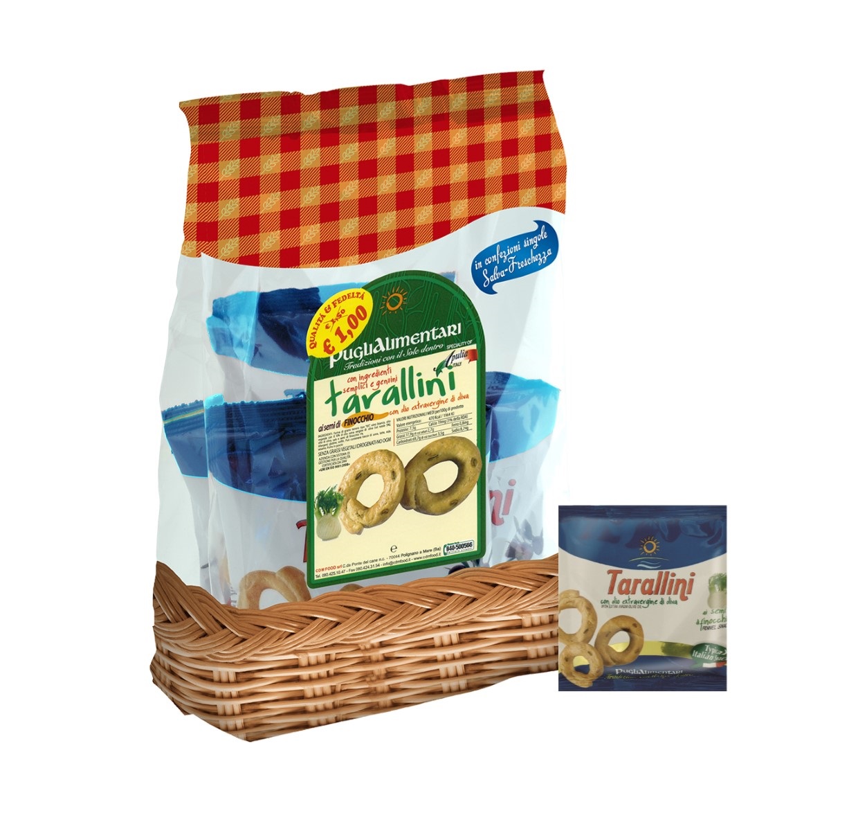 TARALLINI PUGLIALIMENTARI FINOC.MPK GR40X6        