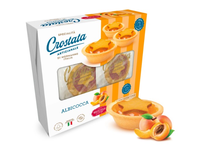 CROSTATINE ALBICOCCA BISCOTTIFICIO DEL BORGO X8   