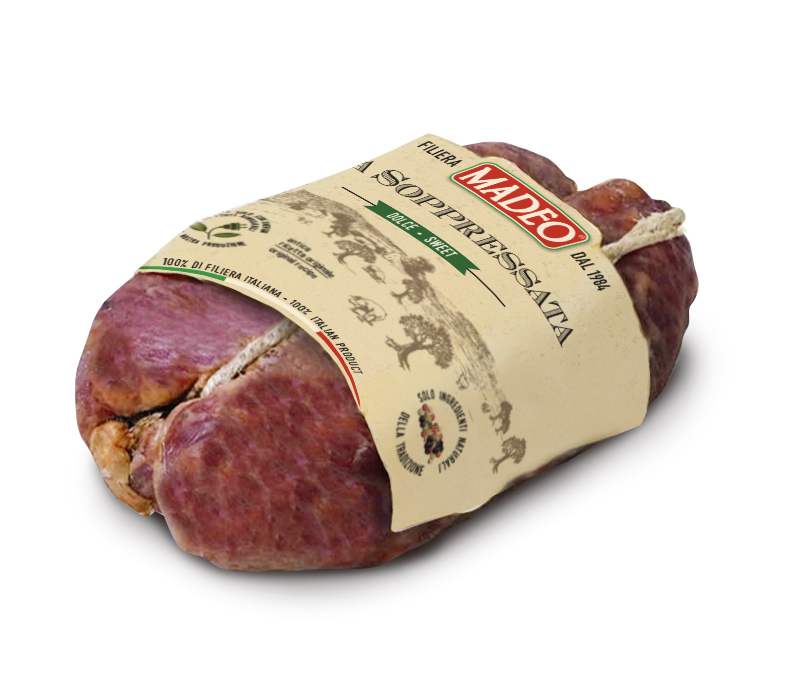 SOPPRESSATA MADEO DOLCE AL KG.                    