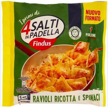 FINDUS RAVIOLI RIC/SPIN.GR.300                    