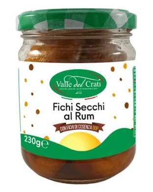 FICHI VALLE CRATI AL RUM GR230 VASO VETRO         