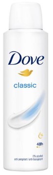 DEO DOVE SPRAY CLASSIC 48H.ML.150                 