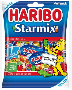 CARAMELLE HARIBO STARMIX MULTIPACK GR.280         