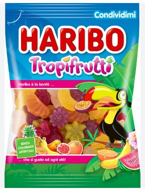 CARAMELLE HARIBO TROPIFRUTTI GR.175 BS            