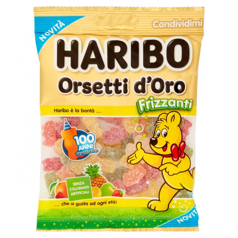 CARAMELLE HARIBO ORSETTI D'ORO FRIZZ.GR.150       