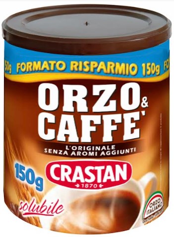 ORZO & CAFFE' SOLUB.CRASTAN GR.150 F.TO RISPARMIO 