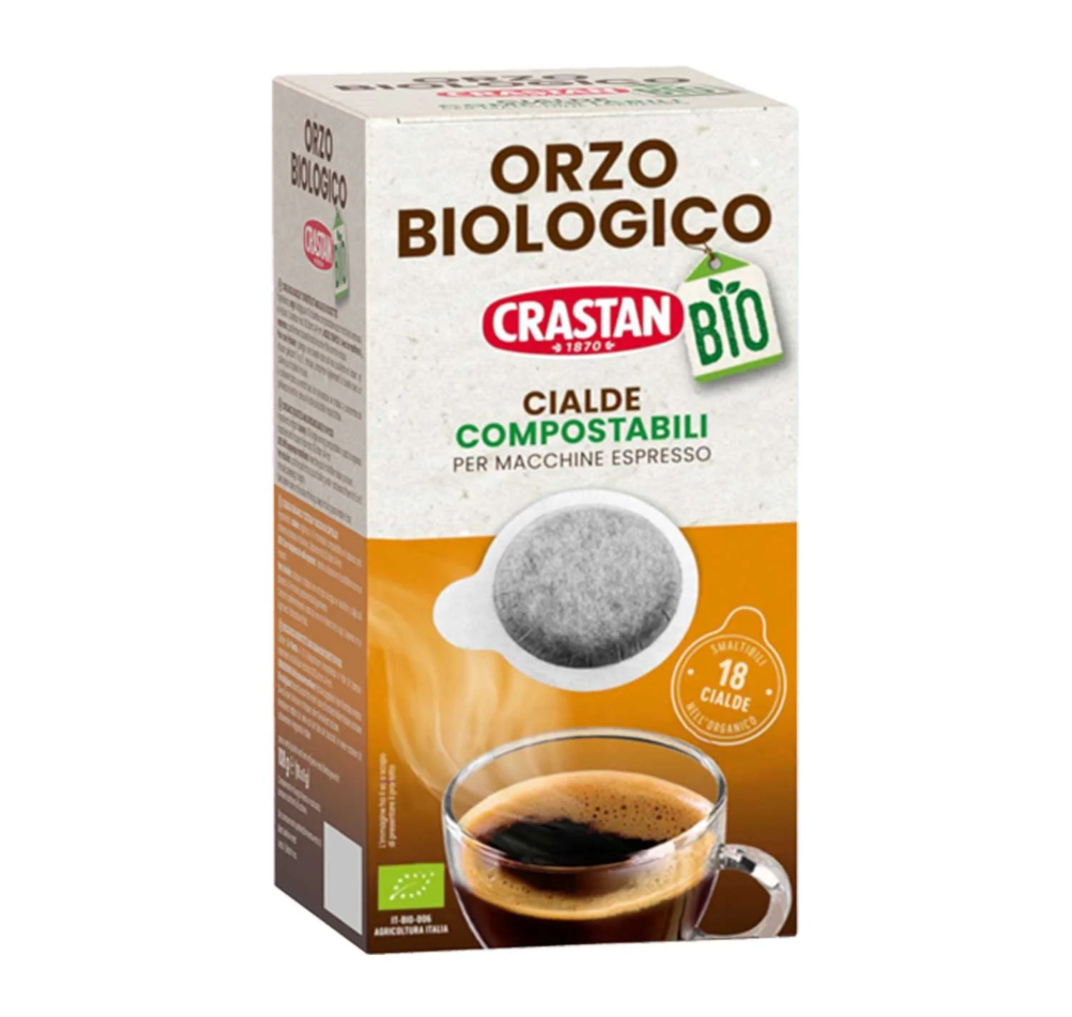 CRASTAN ORZO BIO CIALDE X18PZ GR108               
