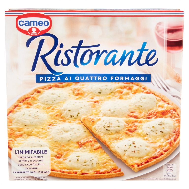 PIZZA RISTORANTE QUATTRO FORMAGGI CAMEO G340      