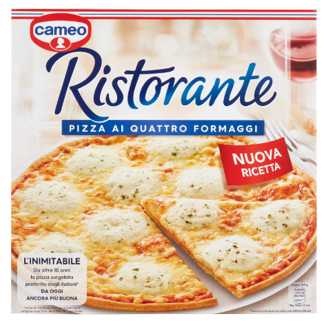 PIZZA RISTORANTE QUATTRO FORMAGGI CAMEO G340      