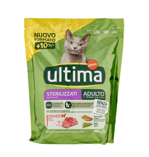 ULTIMA GATTO STERILIZZATO MANZO GR.440            