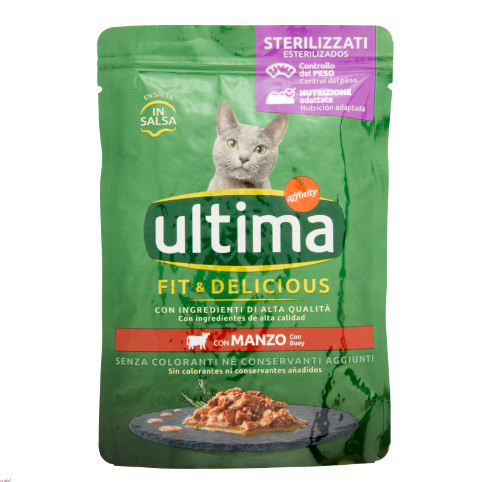 ULTIMA GATTO MANZO STERILIZZATO GR.85             