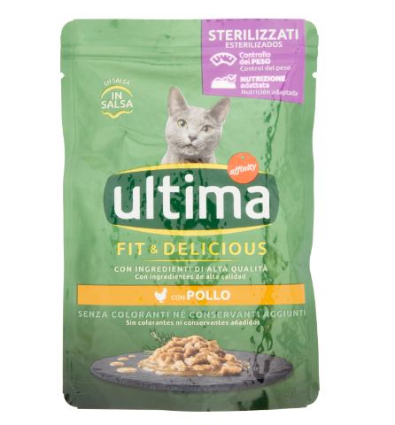 ULTIMA GATTO POLLO STERILIZZATO GR.85             