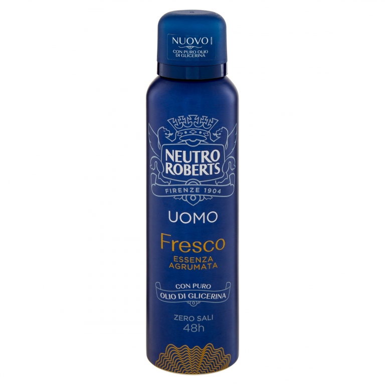 DEO ROBERTS SPRAY UOMO ASCIUTTO AGRUMATO ML150    