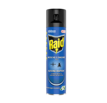 RAID SPRAY MOSC/ZANZARE ML.400 NEW                