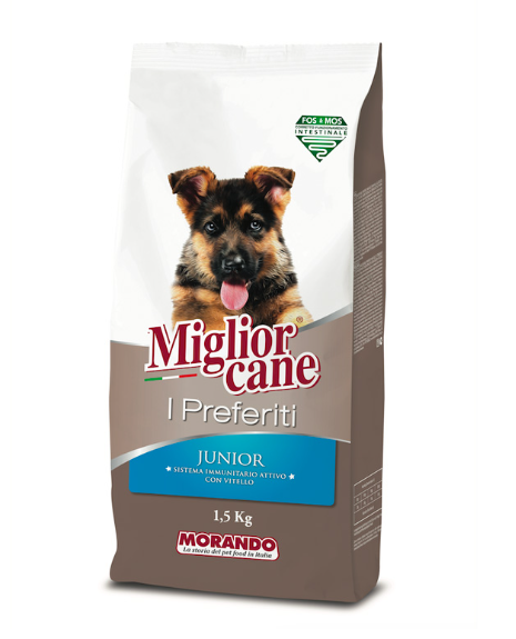 MORANDO CANE SECCO PREF.KG.1,5 JUNIOR VITELLO     