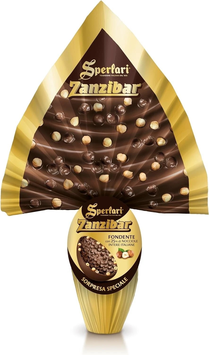 UOVO SPERLARI ZANZIBAR FONDENTE GR.350            