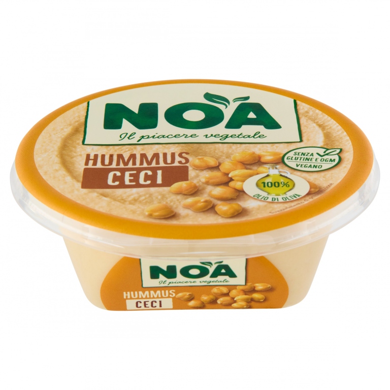 HUMMUS DI CECI VEGETALE NOA OLIO OLIVA 175 GR.    