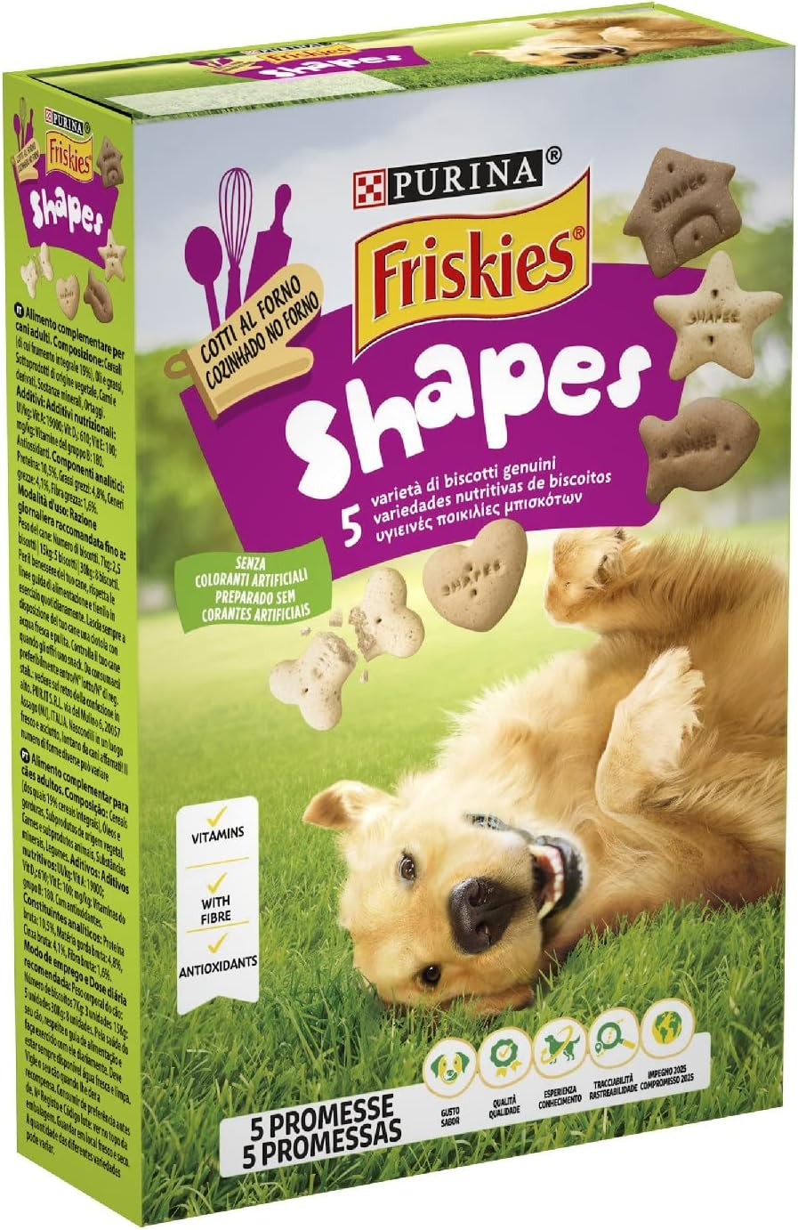 FRISKIES BISCOTTI SHAPES GR.400                   