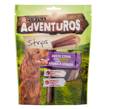 PURINA ADVENTUROS STRIPS GR.90                    